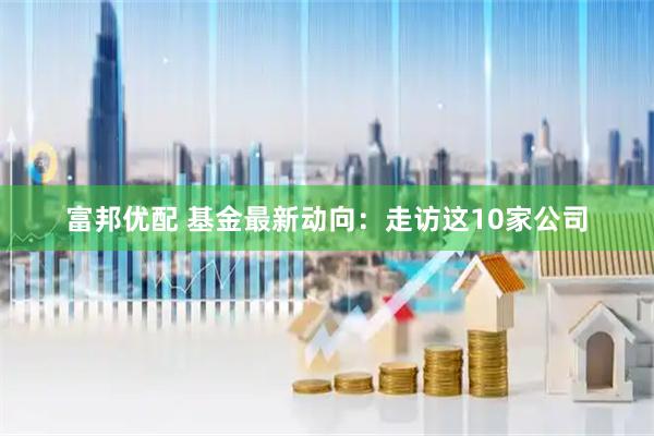 富邦优配 基金最新动向：走访这10家公司